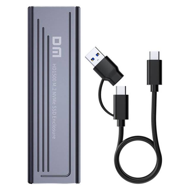 DM M.2 NVMe SSD Enclosure USB 3.2 Gen 2 [HD1500]