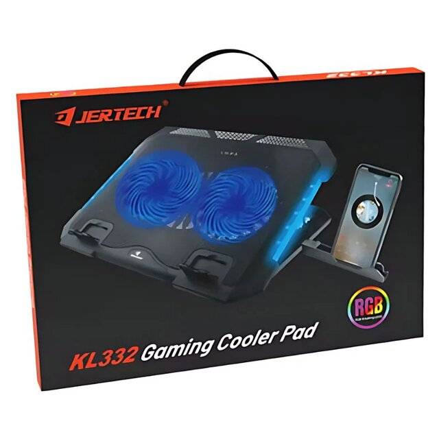 Jertech KL332 RGB Laptop Cooling Pad