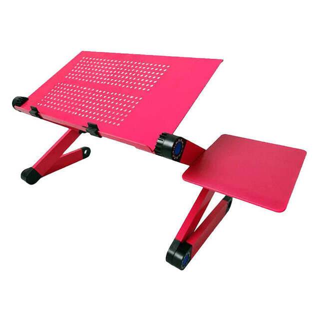 Multifunctional Laptop Table with Mouse Table (Pink)