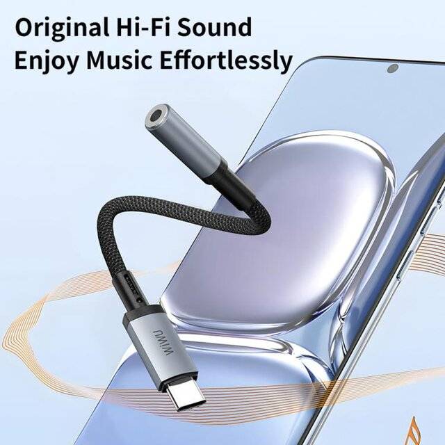 Wiwu C047T USB-C to 3.5mm Converter