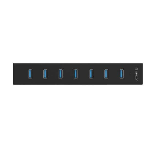 Orico 7-Port USB 3.0 Hub [H7013-U3-AD-BK-BP]