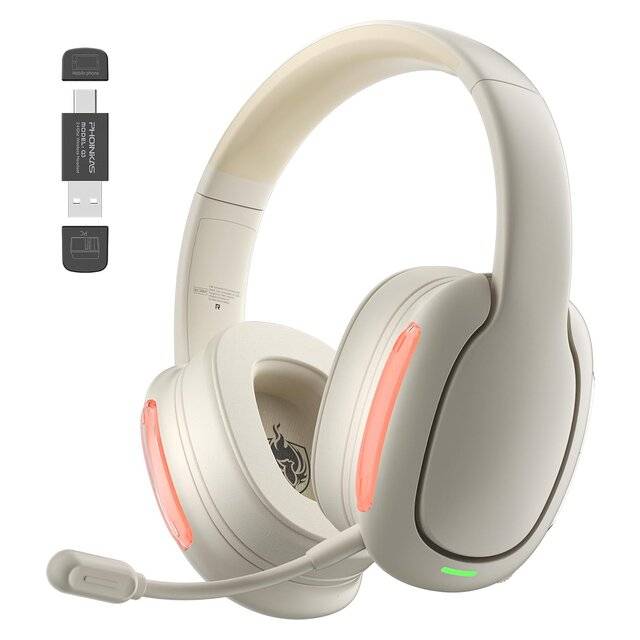 Phoinikas Q3S Wireless [2.4G] Headset (White)