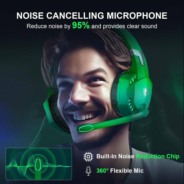 Phoinikas G2000 [3.5mm] Headset (Green)