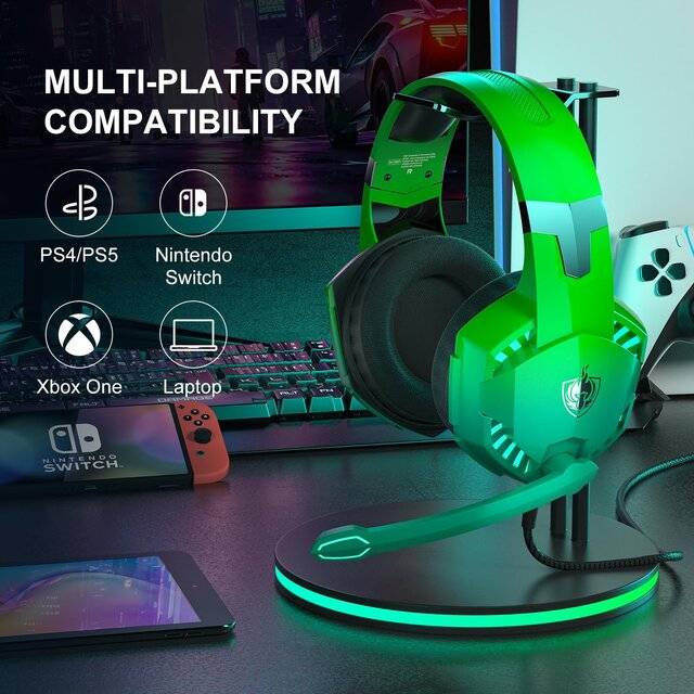 Phoinikas G2000 [3.5mm] Headset (Green)