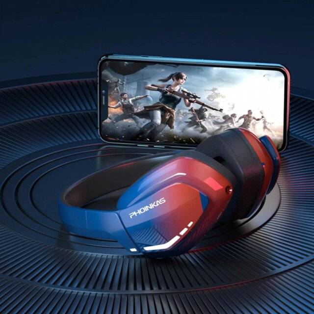 Phoinikas Q8S Wireless [2.4G] Headset (Blue)