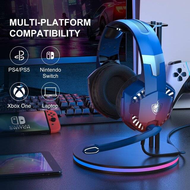 Phoinikas G2000 [3.5mm] Headset (Blue)
