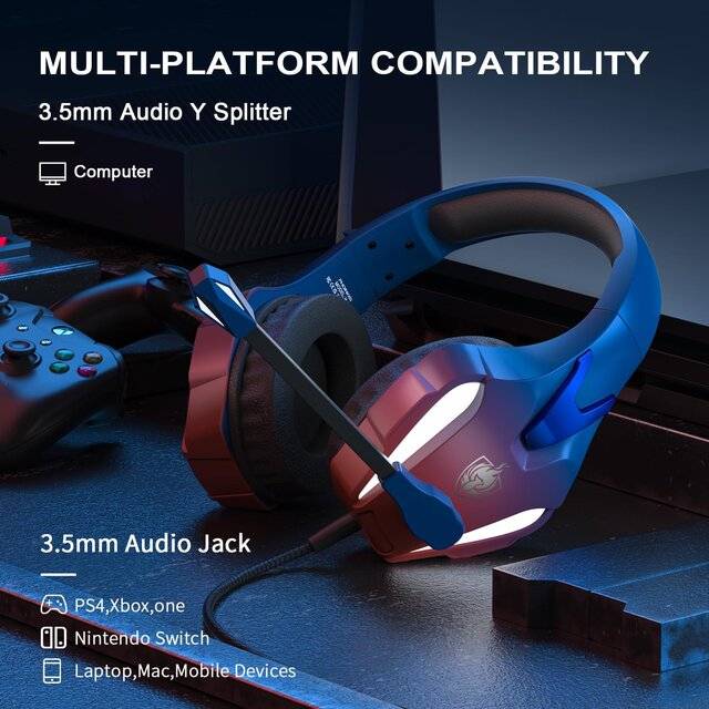 Phoinikas H9 [3.5mm] Headset (Blue)