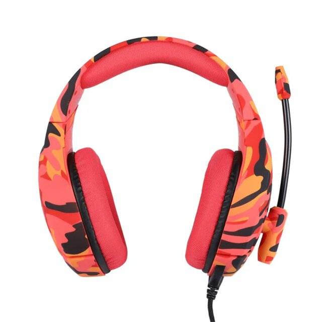 Onikuma K1B Headset (Red Camo)