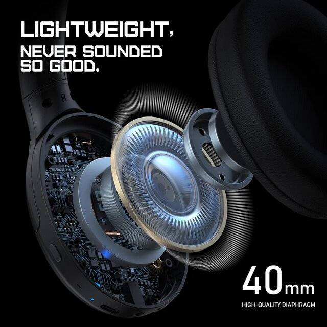 Onikuma B3 RGB Wireless Headphone (Black)