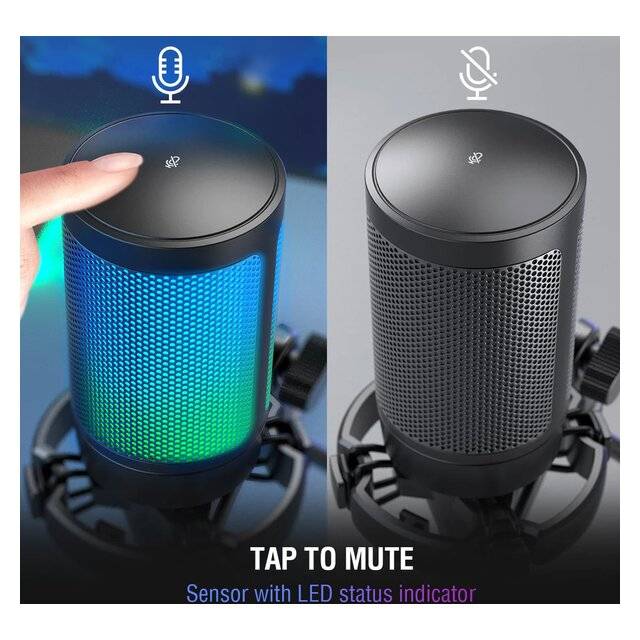 FIFINE AmpliGame A6 RGB USB Mic