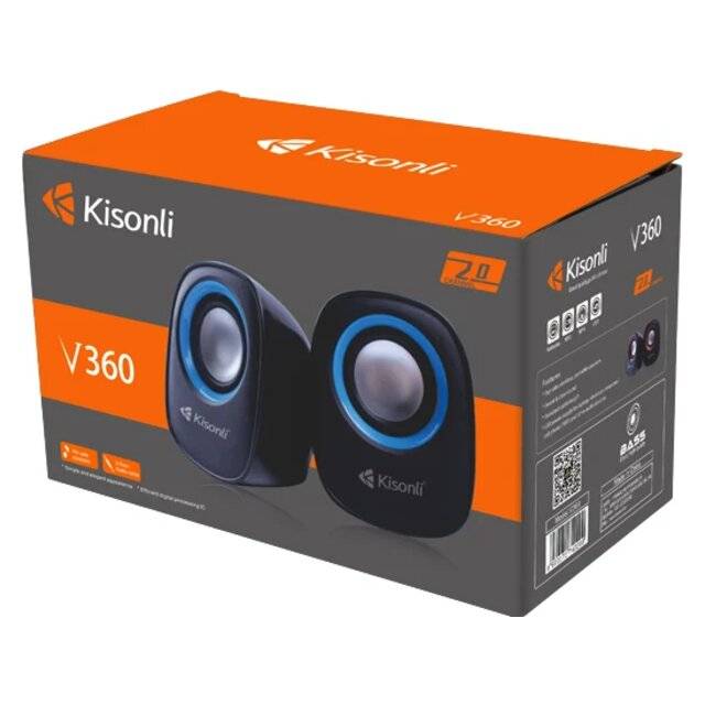 Kisonli V360 Speaker (Orange)