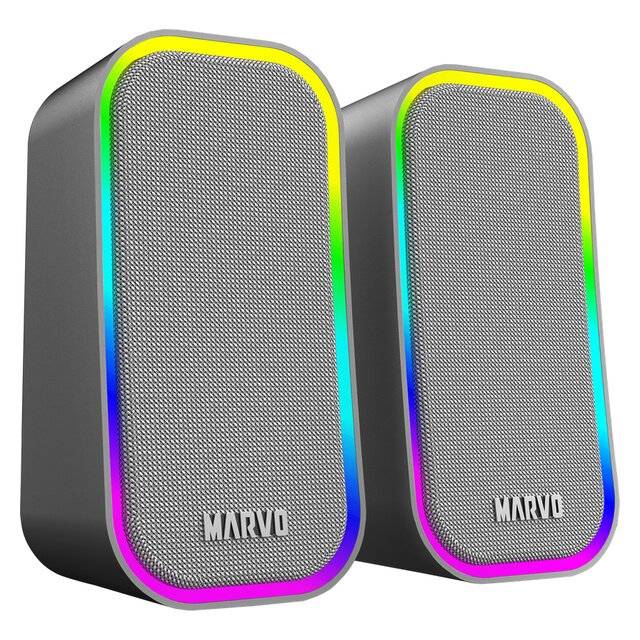 Marvo SG-285 GY RGB Speakers (Gray)