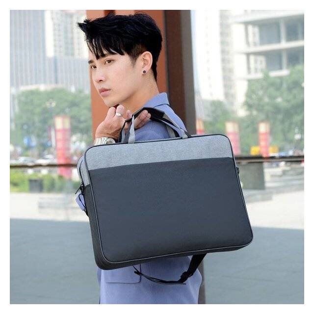 Two-Colors MIX Laptop Bag (Pink)