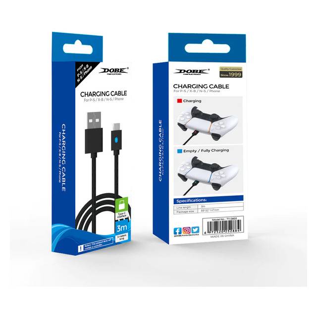 Dobe TY0803 3M for PS, Xbox & Phone USB-C Cable
