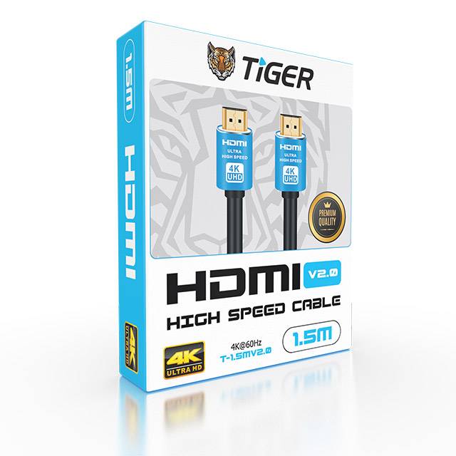 Tiger 1.5m HDMI 2.0 Cable