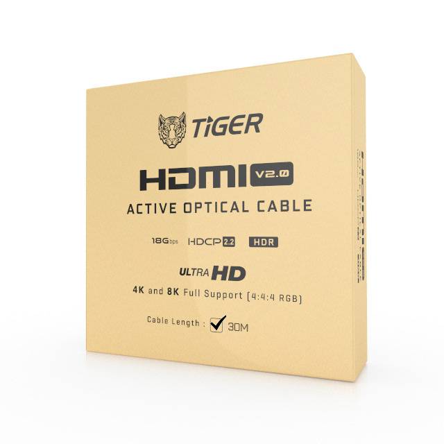 Tiger 30m HDMI 2.0 Active Optical Cable