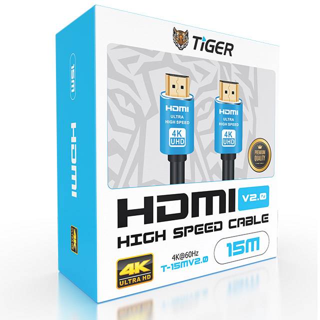 Tiger 15m HDMI 2.0 Cable