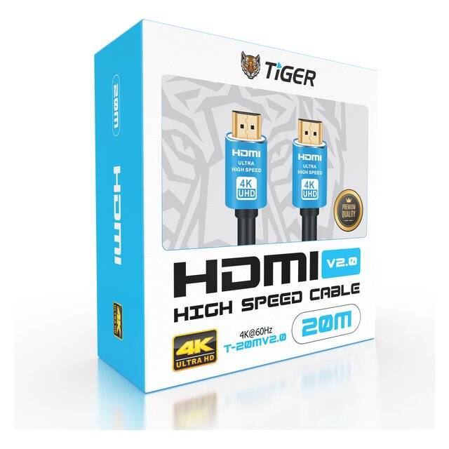 Tiger 20m HDMI 2.0 Cable