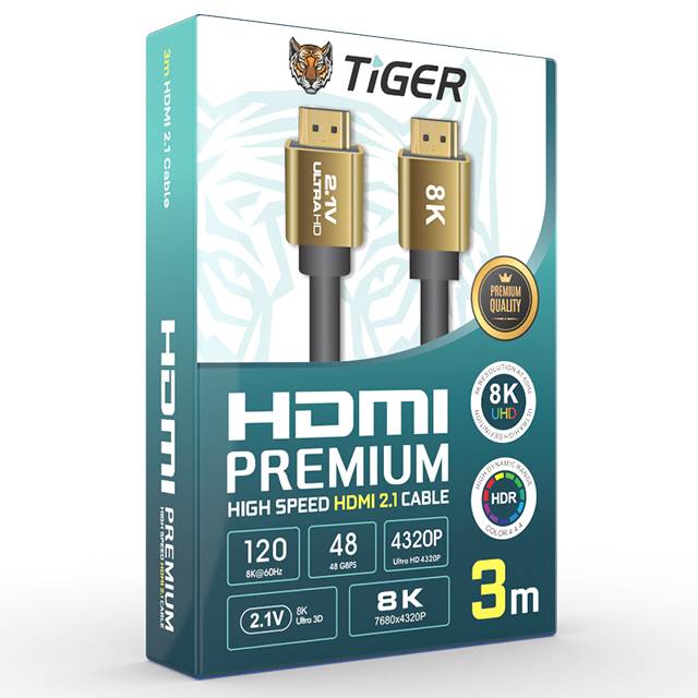 Tiger 3m HDMI 2.1 [8K] Cable