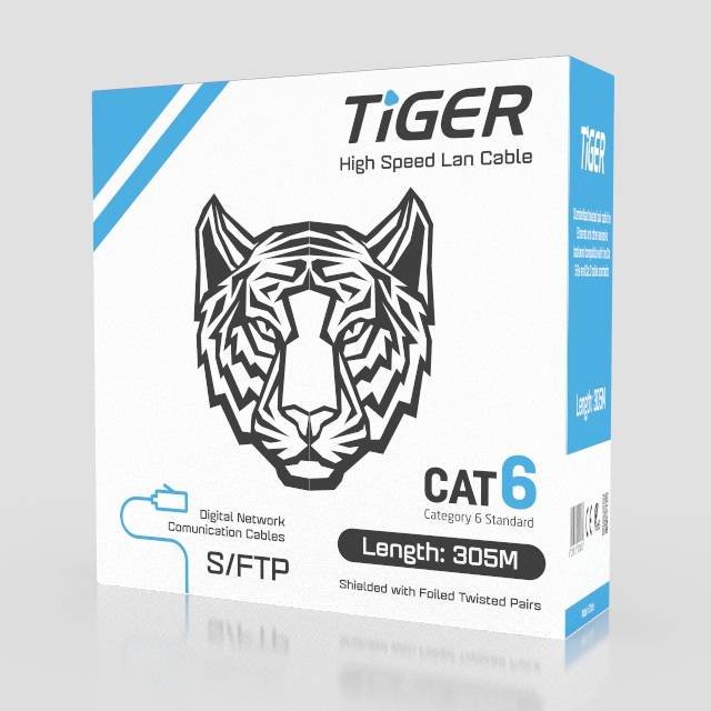 Tiger 305m CAT6-S/FTP LAN Cable