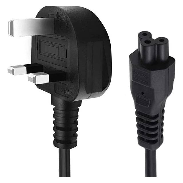 Laptop Power Cable 3-Pin (Type G Plug)