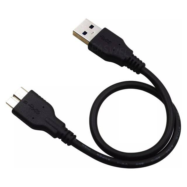 USB-A 3.0 to Micro-B 30cm Cable