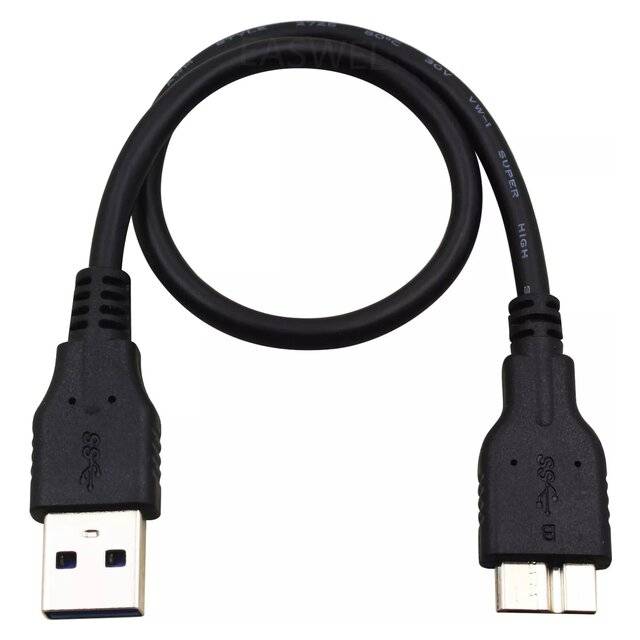 USB-A 3.0 to Micro-B 30cm Cable