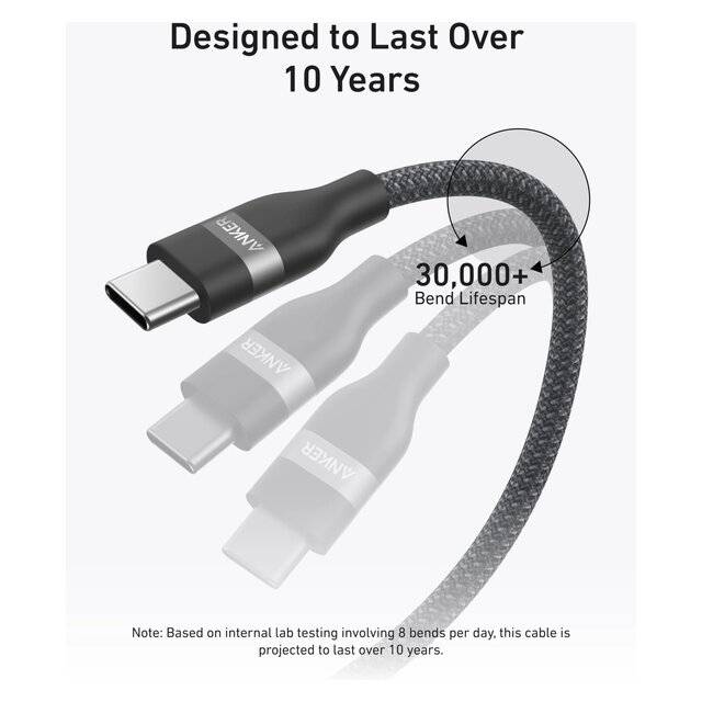 Anker USB-C 240W (182cm) Cable