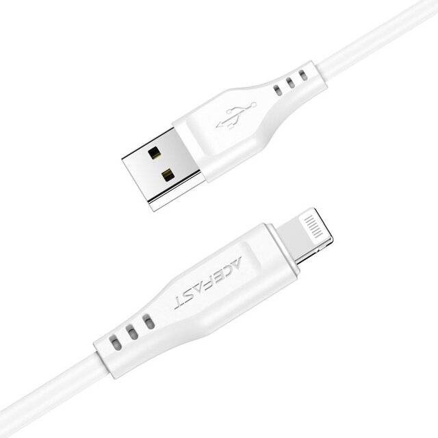 AceFast USB-A to Lightning Cable [C3-02] (White)
