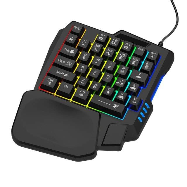 Jedel K601 Single Handed RGB Keyboard