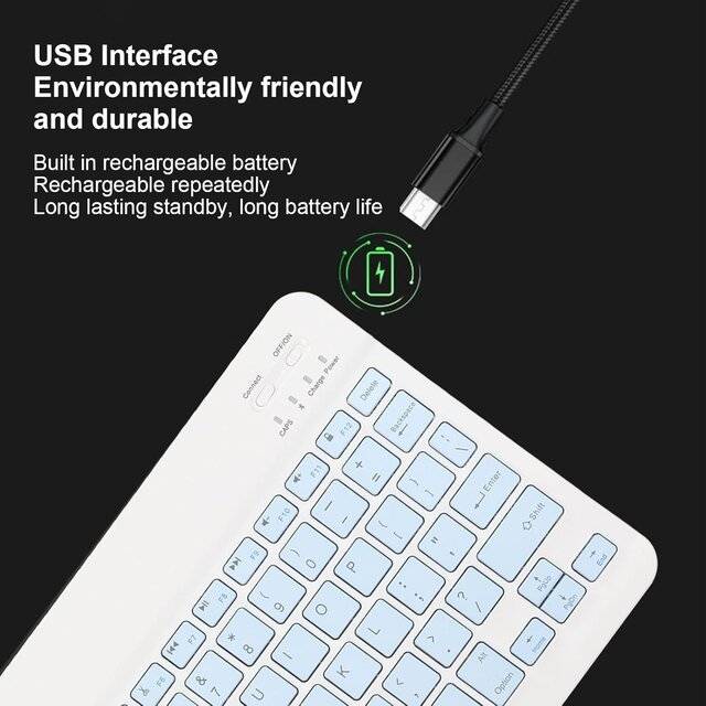 Mouse & Keyboard Wireless BT Kit [EN/AR] (Purple)