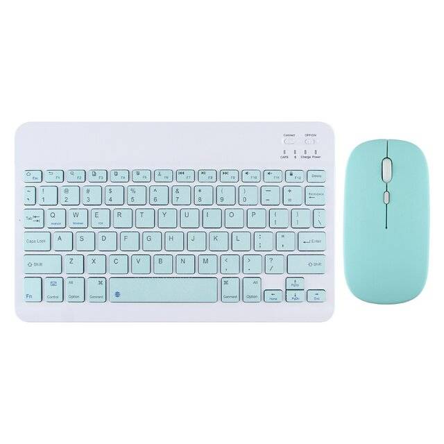 Mouse & Keyboard Wireless BT Kit [EN/AR] (Blue)