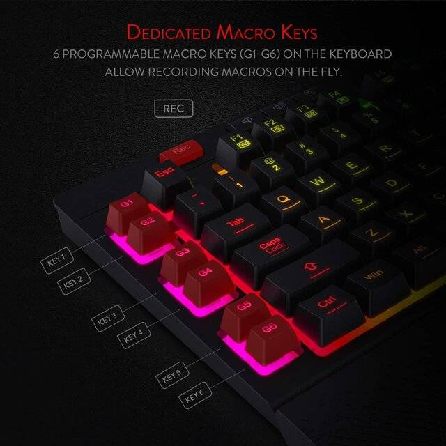 Redragon K512RGB-1 Shiva RGB Gaming keyboard