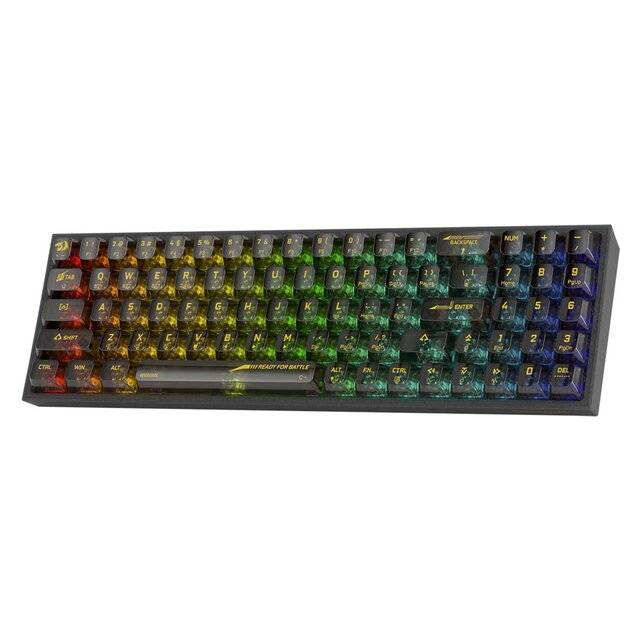 Redragon Pollux Pro RGB Wireless (2.4G/BT/USB-C) Keyboard [K628CTB]