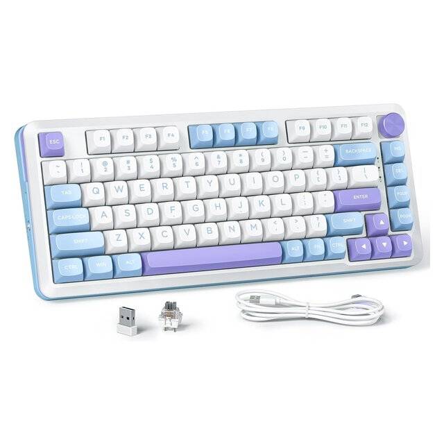 Redragon Cyros Pro RGB Wireless (2.4G/BT/USB-C) Keyboard [K681WBP]