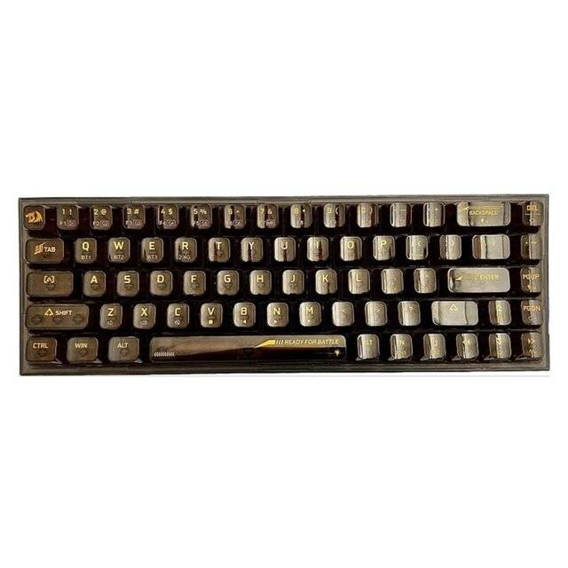 Redragon Castor Pro RGB Wireless (2.4G/BT/USB-C) Keyboard [K631CTB]