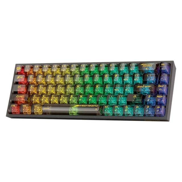 Redragon Castor Pro RGB Wireless (2.4G/BT/USB-C) Keyboard [K631CTB]