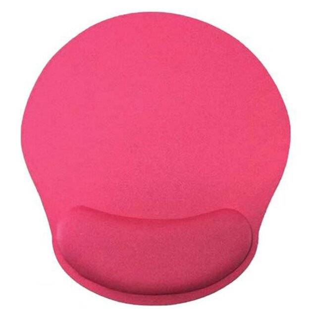 Mouse Pad With Gel Wrist Support (Pink)
