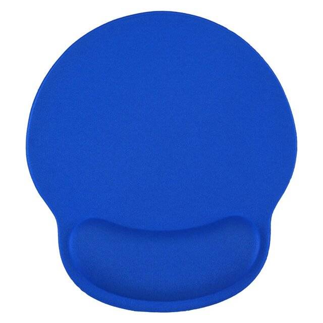Mouse Pad With Gel Wrist Support (Blue)