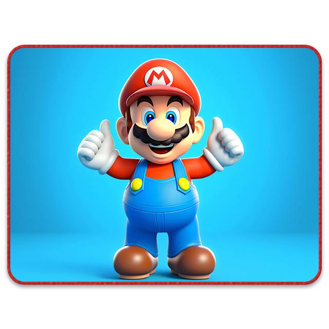Mouse Pad (320mm x 245mm) : Mario / 02