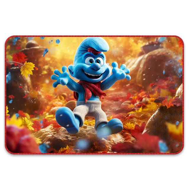 Mouse Pad (450mm x 300mm) : The Smurfs / 01