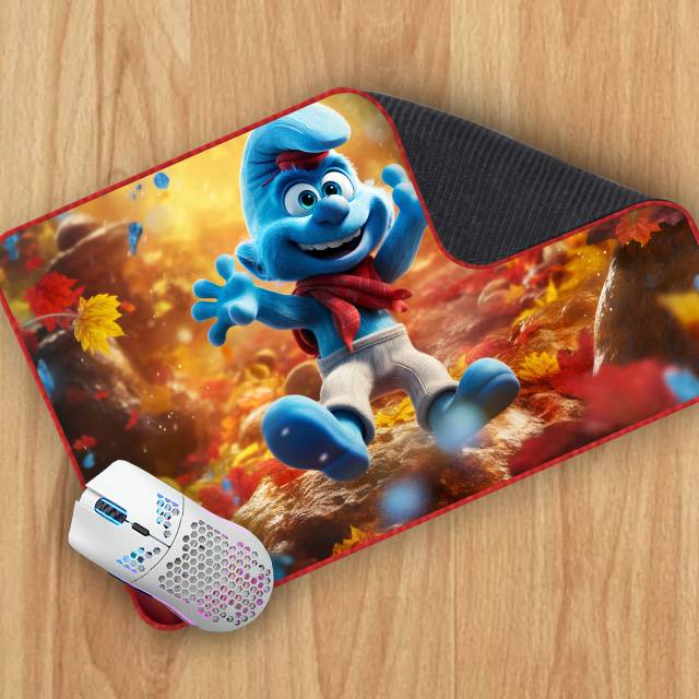 Mouse Pad (450mm x 300mm) : The Smurfs / 01
