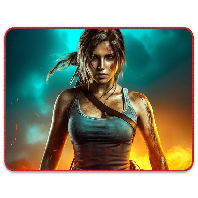 Mouse Pad (320mm x 245mm) : Lara Croft / 01