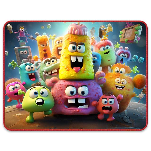 Mouse Pad (320mm x 245mm) : Spongebob / 01