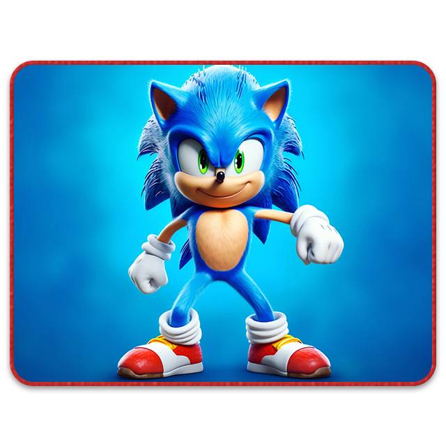 Mouse Pad (320mm x 245mm) : Sonic / 02