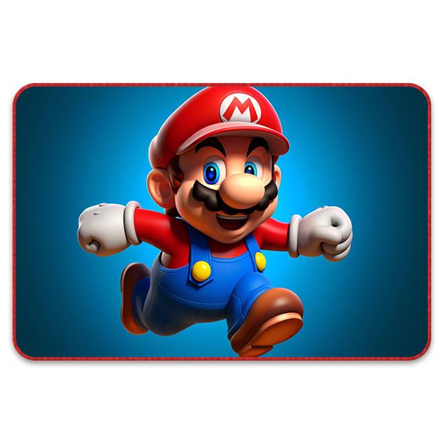 Mouse Pad (450mm x 300mm) : Mario 01