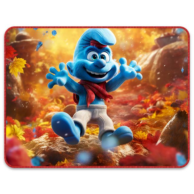 Mouse Pad (320mm x 245mm) : The Smurfs / 01