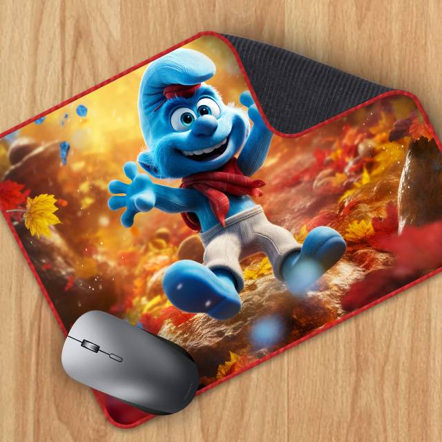 Mouse Pad (320mm x 245mm) : The Smurfs / 01