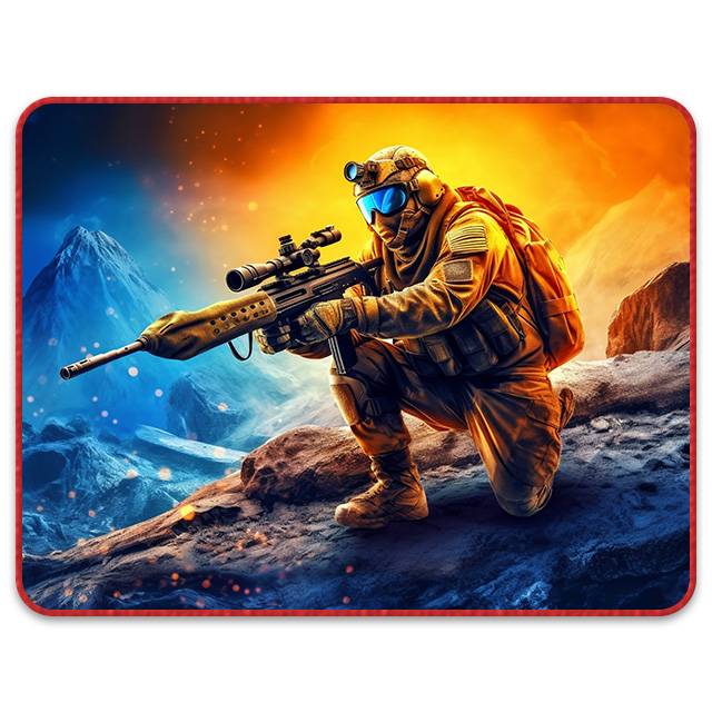 Mouse Pad (320mm x 245mm) : Sniper 01