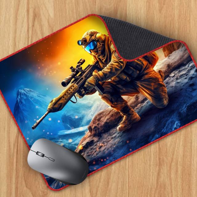 Mouse Pad (320mm x 245mm) : Sniper 01